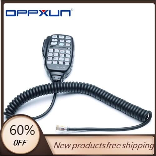 OPPXUN 8-Pin HM-133V Mobile Car Transceiver Handheld Speaker for ICOM IC-2200H/ IC-2720 /IC-2820H/IC -2100H/IC-7000 Etc Radios