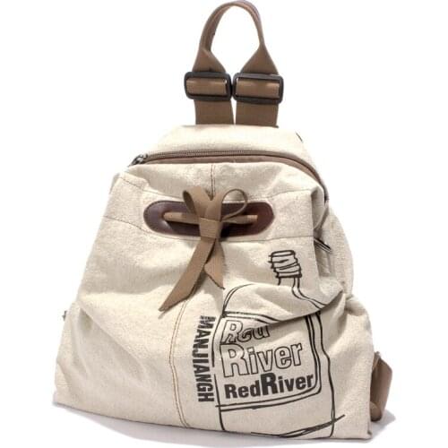 Fashion Mens Canvas Backpack Vintage School Bag Men Travel Shoulder Bags Man Large Capacity Laptop Backpacks Rucksack Sac A Dos