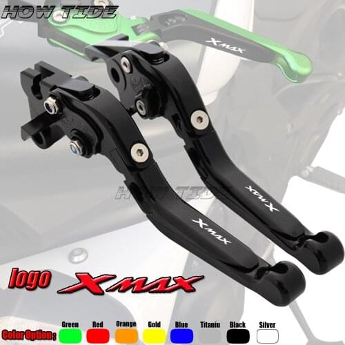 For YAMAHA X-MAX XMAX X MAX 125 250 300 400 CNC Motorcycle Levers Set Adjustable Folding Extendable XMAX 250 Brake Clutch Levers