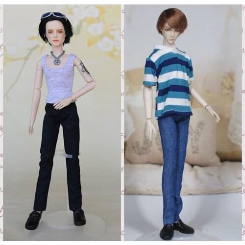 1/6 Doll Clothes Denim Jeans Pants For Ken Boy Doll Trousers For Barbies Boyfriend Ken Prince Male Doll Casual Accessories
