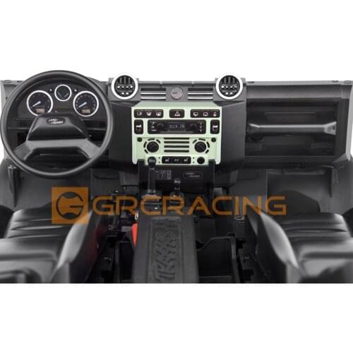 Plastic Full Interior Cab Seat Unassembled Kit Body Shell for 1/10 RC Crawler Car Traxxas TRX4 Denfender G161DUpgrade Part