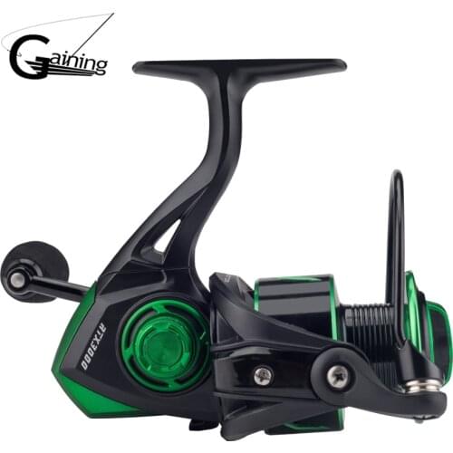 Gaining CNC Aluminum Alloy Arm Fishing Reel 3000Series 4000 Series Spinning Reel 7KG Max Drag Freshwater Fishing Accessories