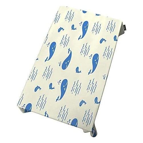 Cute Whale Tablecloth Rectangular Cartoon Marine Life Polyester Table Cloth