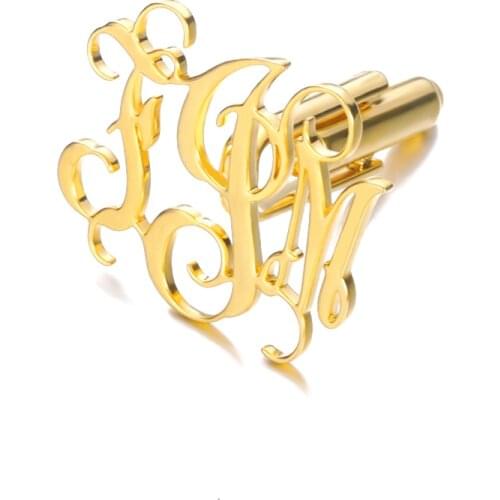 Custom Name Initials Cuff links Buttons Mens Womens Wedding Gifts Personalized Shirt Letter Cufflinks Cufflink Man Accessories