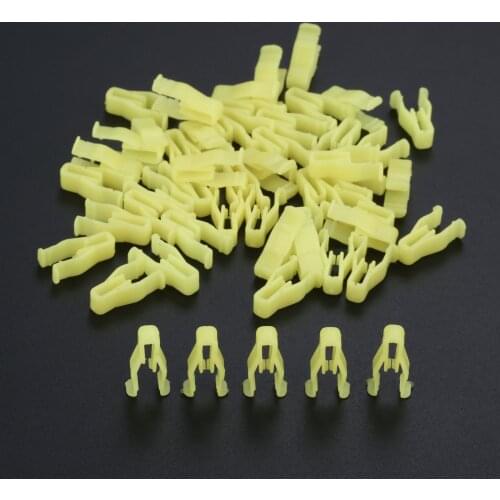50Pcs Car Control Panel Dashboard CD Player Clips Plastic Rivets Car Door Trim Clip Auto Fastener For BYD Hyundai Kia Geely HE08