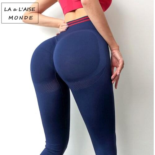 High Waist Women Leggings Fitness Women Yoga Pants Elastic Seamless Push Up Tights Gym Workout Squat Proof Running Sportswear