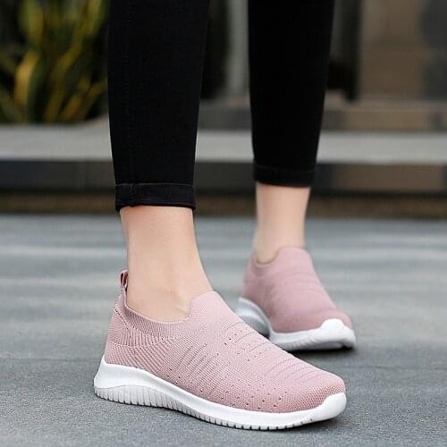 2020 New Arrived Tenis Mujer Women Tennis Shoes Breathable Fitness Sport Shoes Student Walking Daily Flat Sneaker Tenis Feminino