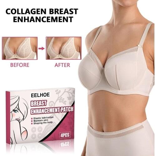4Pcs/set Breast Enlargement Patch Promote Female Hormone Breast Lift Firming Massage Patch Essence Bust Up Care For Women 2021