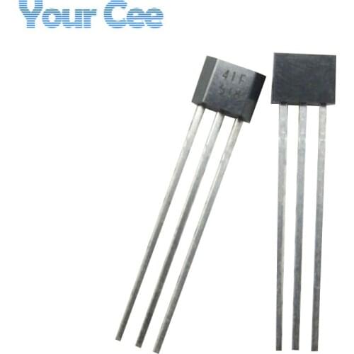 50 pcs 41F/ 0H41 / SH41 / SS41F/ S41 Bipolar Hall Element Sensor Motor Electric Car Motor Hall Sensor