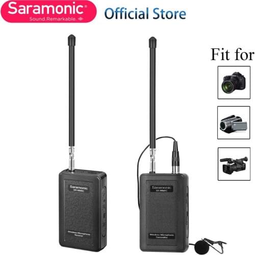 Saramonic Interview Lavalier Wireless Microphone System for Canon Nikon DSLR Video Camera Sony DV Camcorder GoPro Hero 3 3+ 4