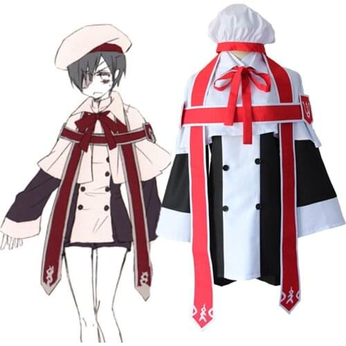 Anime Black Butler Ciel Phantomhive Cosplay Costume Adult Shawl Shorts Outfits Church Choir Dress Halloween Carnival Suit