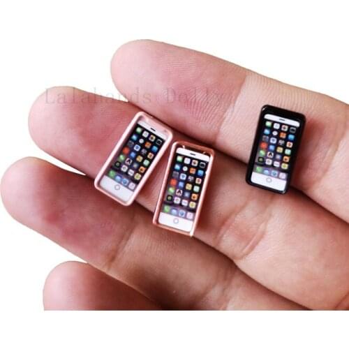 Doll House Mini Mobile Phone Mini Model OB11 Doll House with Scene Food Play with Toys Simulation Small Items