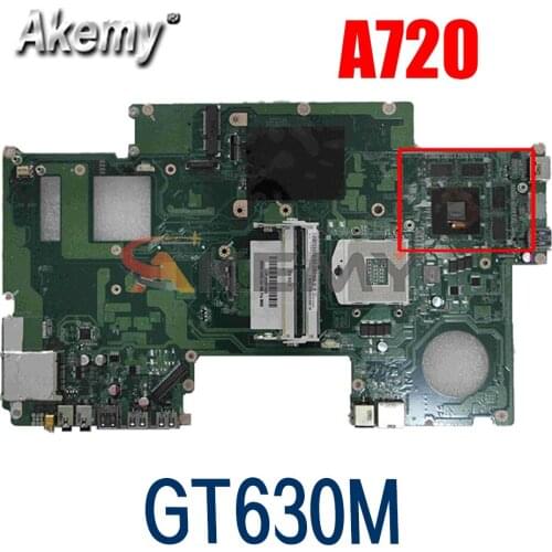 Laptop motherboard For LENOVO A720 GT630M HM75 Mainboard DA0QU7MB8E0 90001493 N13P-GL-A1 SLJ8E
