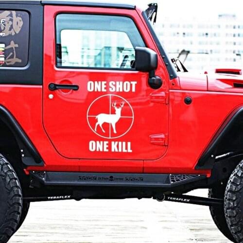 EmpireYing 3 Sizes 8 Colors Sight of The Poor Animals Deer Hunting Ban Car Sticker Minicab SUV Laptop Kayak Styling Vinyl Decals