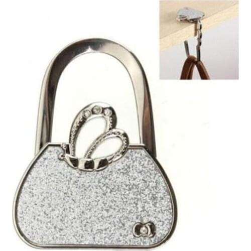 Wall Hanging Hook Bag Shape Folding for Hanging Clothes Hat Scarf Key Hanger Rack Wall Decoration