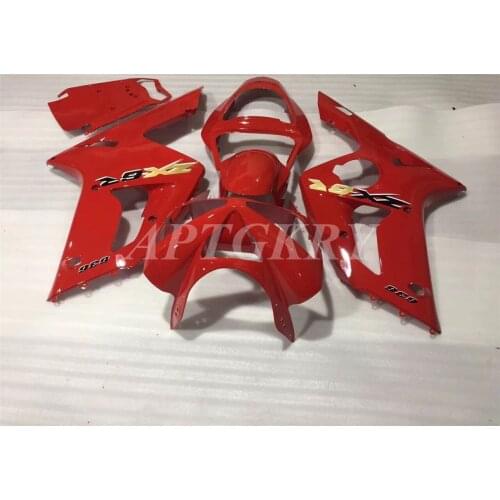 New ABS Motorcycle Fairing kit Fit For Kawasaki Ninja ZX6R 636 ZX-6R 2003 2004 03 04 Bodywork Set Custom Red