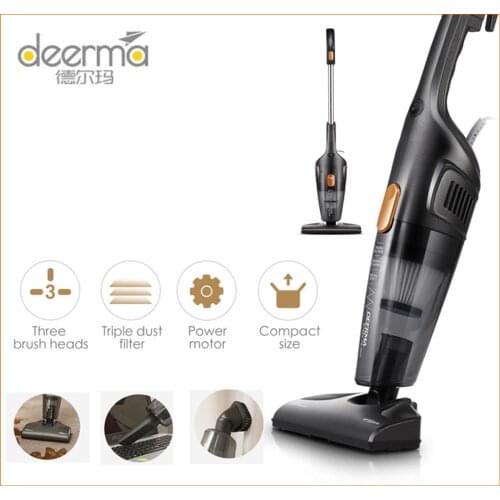 Deerma Portable Handheld Vacuum Cleaner Household Silent Vacuum Cleaner Strong Suction Home Aspirator 2 in 1 Dust Collector