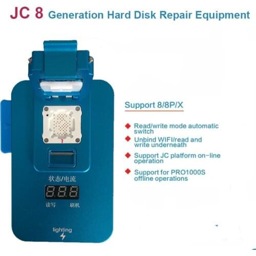 JC Pro1000S PCIE NAND Programmer Test Fixture JC 8 Hard Disk Read Write Error Repair SN Repair For iPhone 8 8P X