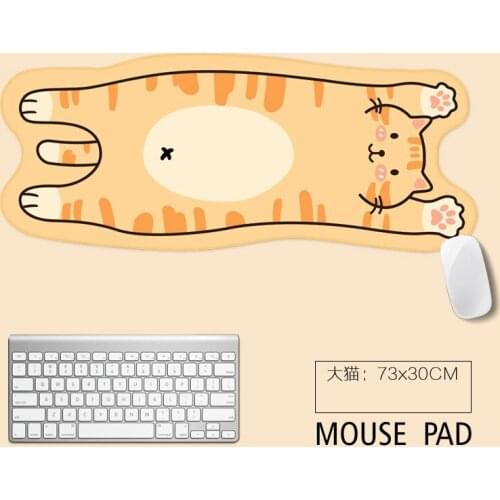 Rubber Mouse Pad Cute Cat Bear Pattern Anti-Slip Mice Pad Comfortable Waterproof Mat for Laptop PC Computer Pad Game Mousepad