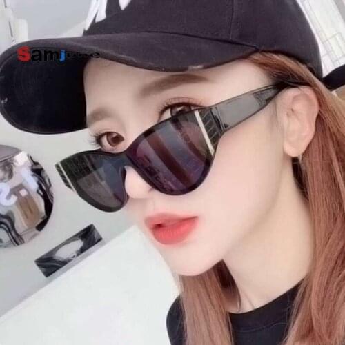 Samjune Vintage Sunglasses Women Cat Eye Trend Ladies Outdoor Personality Sunglasses Designer Brand Luxury Women Eyewear