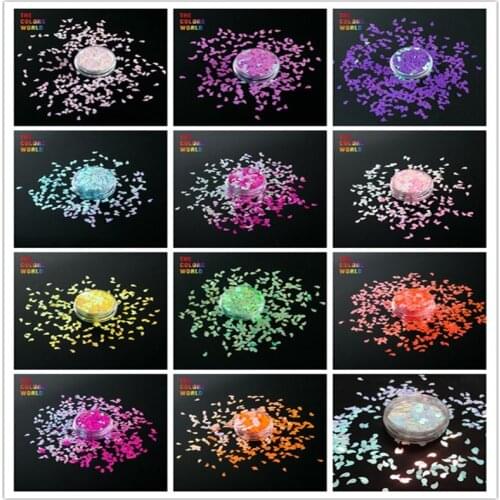 TCT-135 Pearlescent Indesce Color Waterdrops Shape For Nail Glitter Nail Art Makeup Facepainting Manual DIY Crafts Decorations