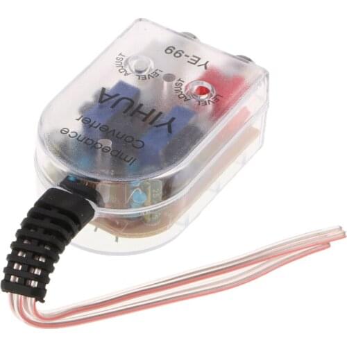 High to Low Level Adjustable Impedance Converter 2 Channel RCA Line Chemical Corrosion And Heatresistance