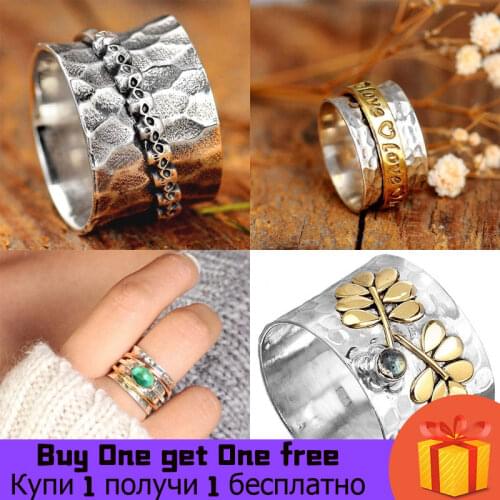 Boho Newest Retro Punk Width Rings For Women Butterfly Insect Metal Design Finger Accessories Female Personality Jewelry