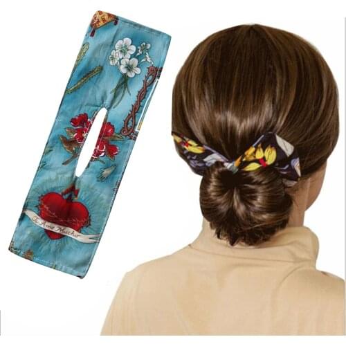Women Knotted Deft Bun Hair Bands Rope Wire Headband Hairpin Braider Makers