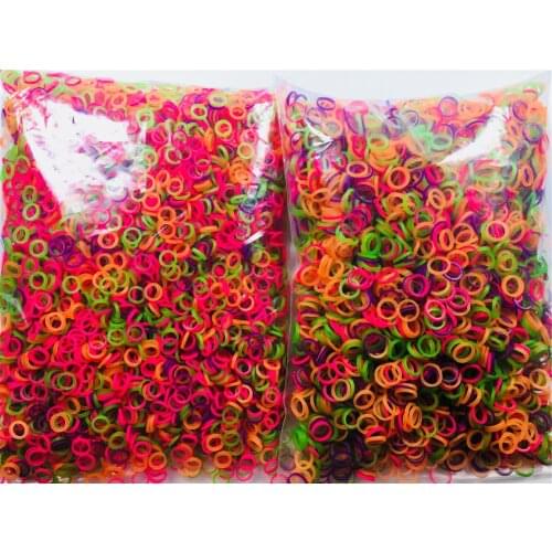 "1/4" MM Colorful Dental Orthodontic Elastics Rubber Bands Ligature Ties 2.5/3.5/4.5/6.5OZ Mixed Fox 5000pis/Pack