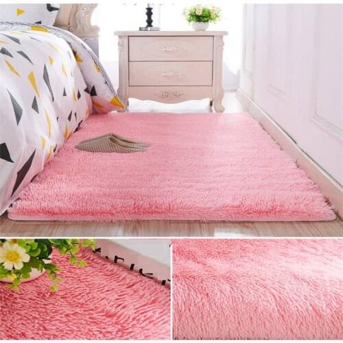11 Colors Soft Non-slip Carpets Modern Indoor Bedroom Bedside Mat Living Room Big Rug New Kids Floor Children Carpet Home Decor