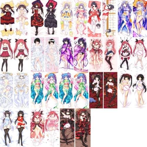 2019-October Japan Anime Hugging Body Pillowcase DATE A LIVE Yoshino Tokisaki Itsuka Kurumi Izayoi Dakimakura Pillow Cover Case