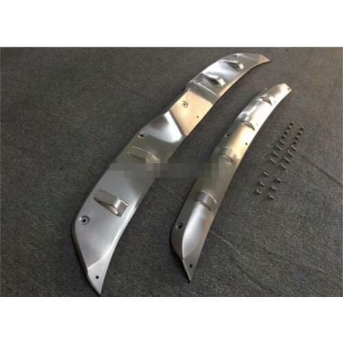 Car Styling for Toyota C-HR CHR 2016 2017 2018 Stainless Steel Exterior Front Rear Skid Plate Bumper Board 2pcs