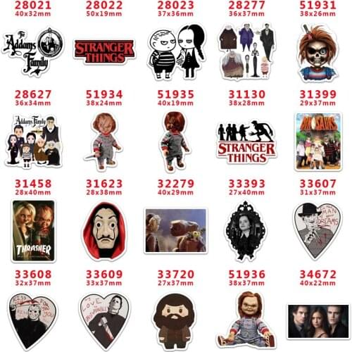 Free shipping Halloween skull resin for bows 30 pcs planar resin PR28021