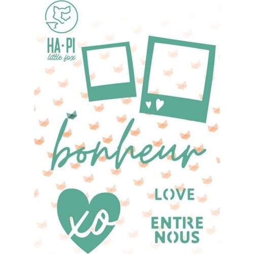 CH 2021 New Arrival Love Stencil Metal Cutting Dies For Scrapbooking Practice Hands-on DIY Album Card Craft Decoration