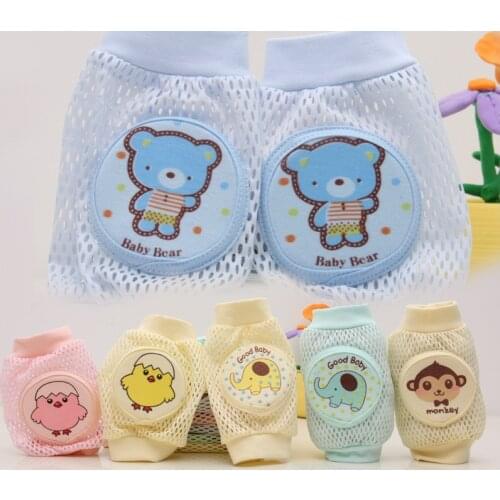 Baby Animal Mesh Sock Toddler Safety Knee Pad Elbow Pads Kid Baby Crawl Kneecaps Baby Leg Warmers Cushion Legging