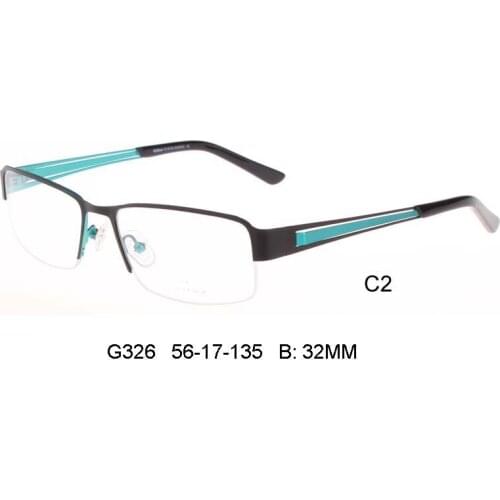 Desinger vintage unisex eyeglasses women points Frames Spectacle half Eyeglasses man women gafa for prescription Myopia Glasses