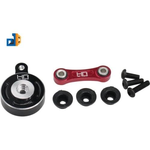 HR Arrma1:10 4X4 Granite Mega aluminum unloading steering gear arm with pull rod compatible with 232425T steering gear