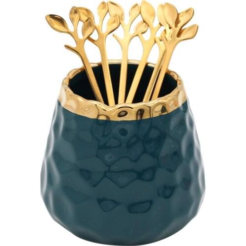 Leaves Fruit Fork Fruit Fork Set Creative Cute European Light Luxury Stainless Steel Home Ins Nordic Style