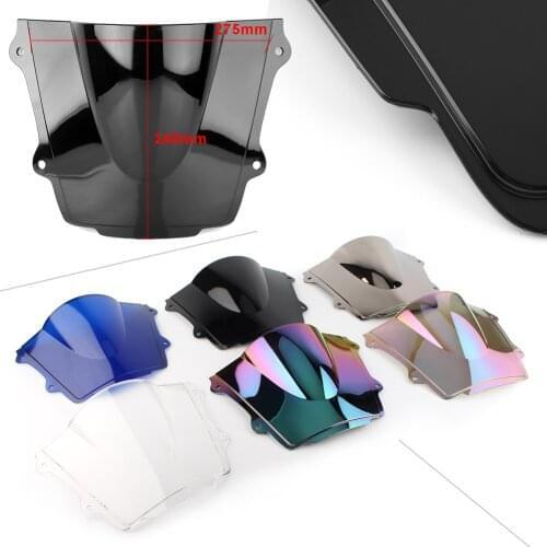 CBR 600RR 2013-2018 Motorcycle ABS Windshield Windscreen Double Bubble for Honda CBR600RR F5 2013 2014 2015 2016 2017 2018