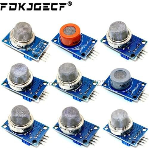 MQ-2 MQ-3 MQ-4 MQ-5 MQ-6 MQ-7 MQ-8 MQ-9 MQ-135 Detection Smoke methane liquefied Gas Sensor Module for Arduino Starter DIY Kit