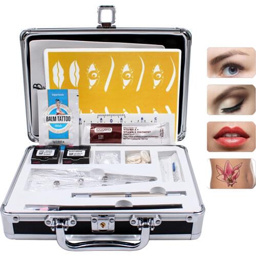 BMX Tebori Microblading Kits Agujas Eyebrow Pen Pigments Tattoo Permanent Makeup Needle Paste Skin For Beginners Body Art