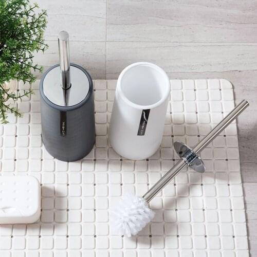 Plain Toilet Brush Set Bathroom Cleaning Brush Long Handle Toilet Brush Toilet Toilet Brush