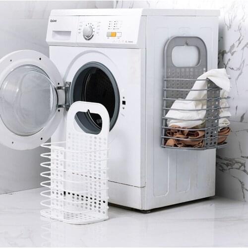 Clothes Wall Hanging Household Laundry Clothes Storage Foldable Laundry Basket Bathroom Organizer For Dirty