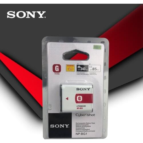 Sony Original NP-BG1 Battery NP BG1 NPBG1 Batteries FG1 DSC W120 W125 W130 W150 W170 W200 W210 W220 W230 W290 T20 T100 HX30