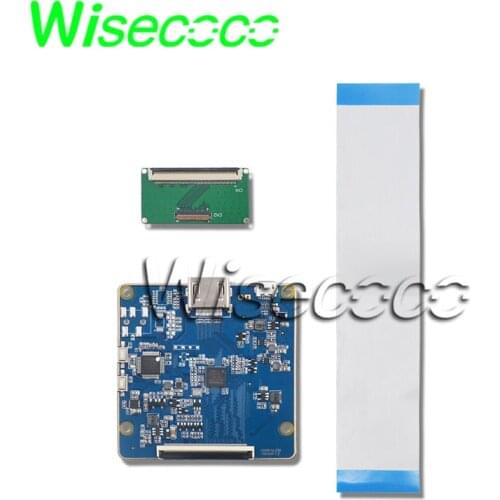 Wisecoco HDMI to MIPI Driver Board 3.4 inch 800x800 TM034XVZP01 Round Circuilar IPS TFT LCDs Screen+PCAP Touch Panel