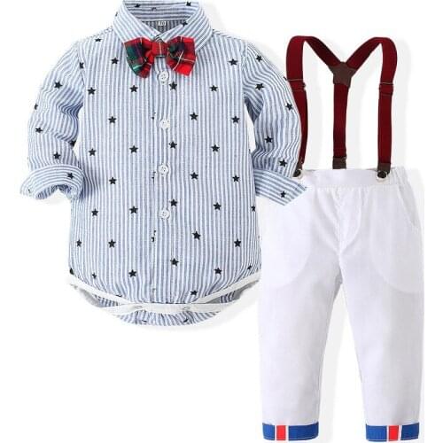 Popodion Baby Gentlemans Set 2021 Spring New Teenagers Clothes Boy Sets CHD20393