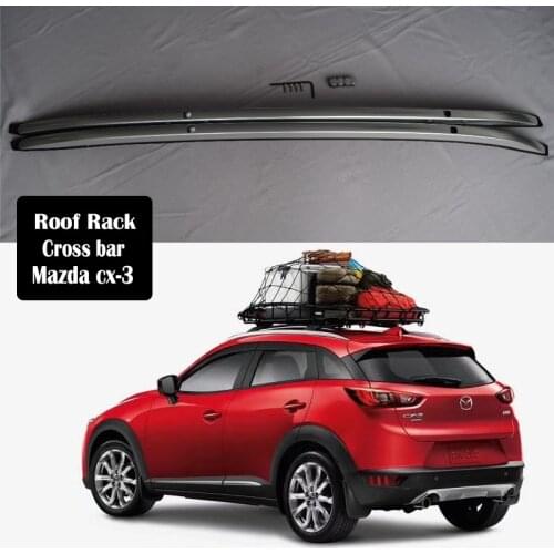 Aluminum Alloy Roof Rack For Mazda CX-3 CX3 2016-2020 Rails Bar Luggage Carrier Bars top Cross bar Rack Rail Boxes