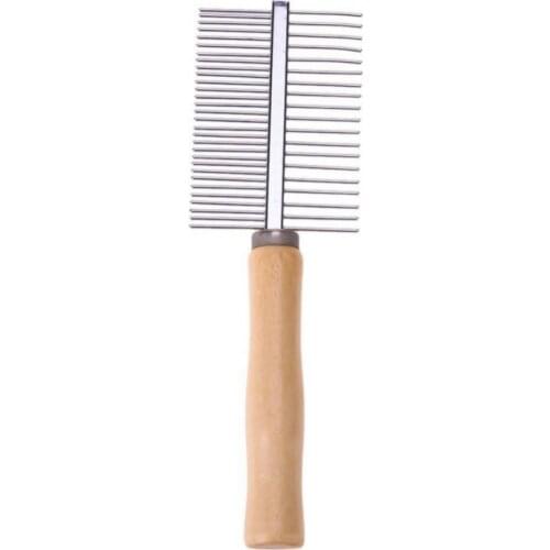 Pet Supplies Pet Professional Rake Double Row Stainless Steel Comb Brush For Dogs