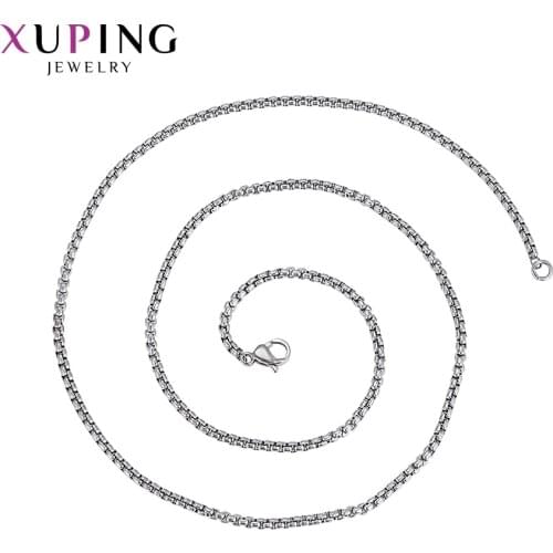 Xuping Fashion Jewelry Pretty Valentines Day Gifts for Women Hyperbole Stainless Steel Jewelry Necklace 45374