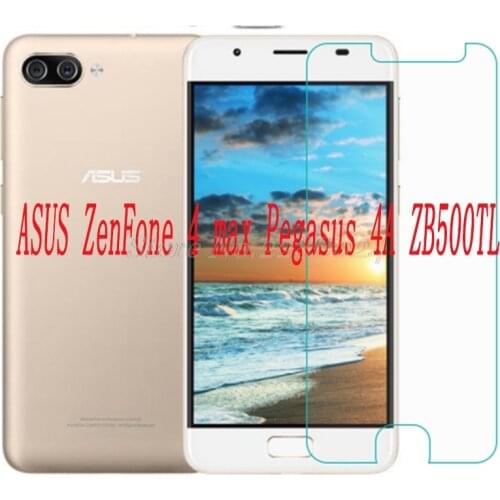 Smartphone 9H Tempered Glass for ASUS ZenFone 4 Max X00KD ZB500TL Explosion-proof Protective Film Screen Protector cover phone